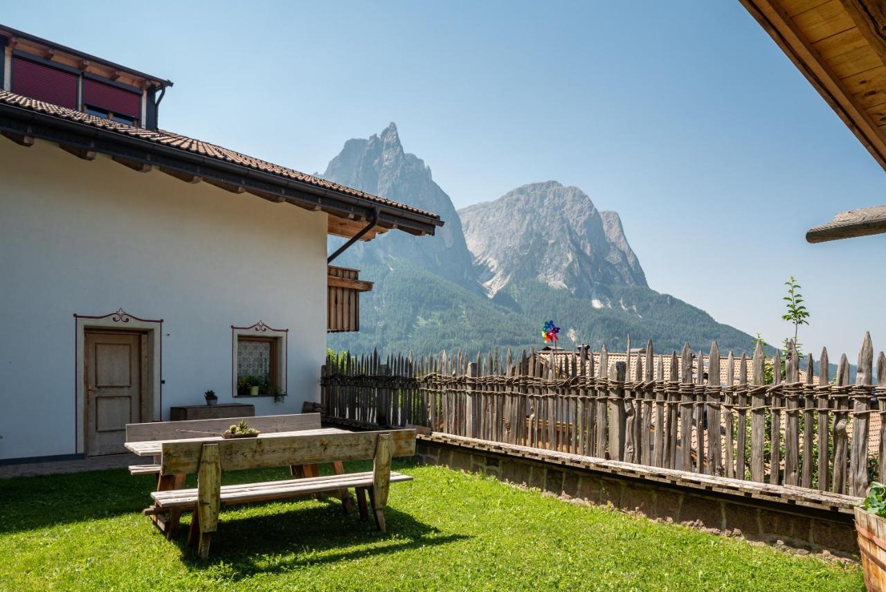 Schildberghof Ortler Apartment Siusi Ngoại thất bức ảnh